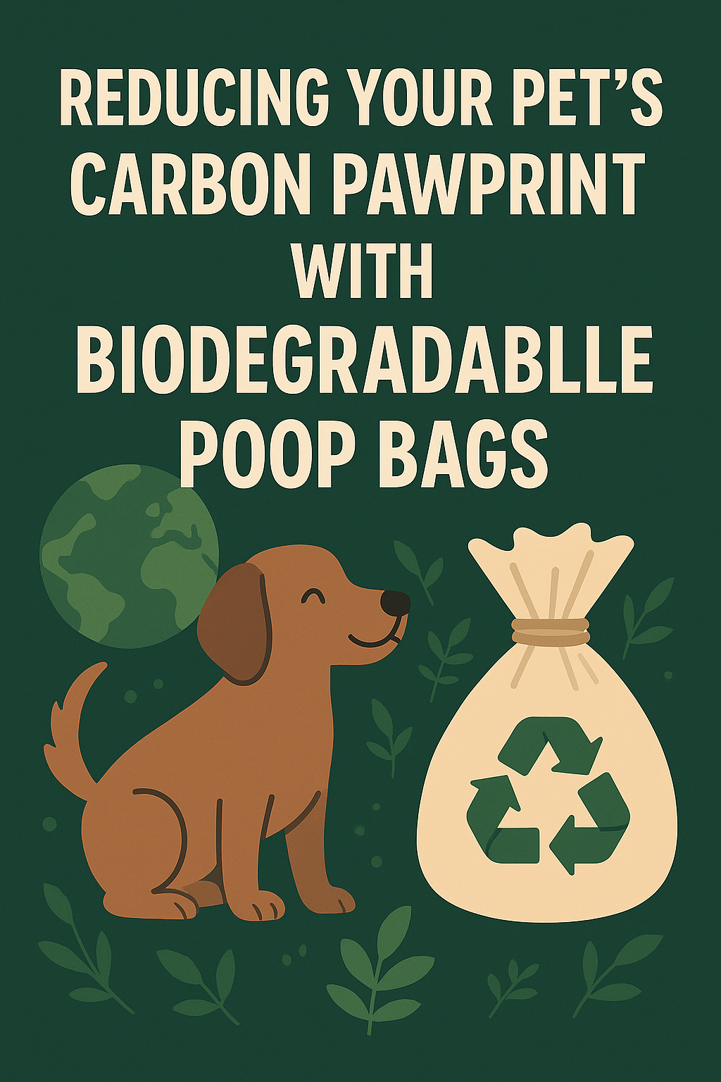 Pet's Carbon Pawprint With Biodegradable Poop Bags