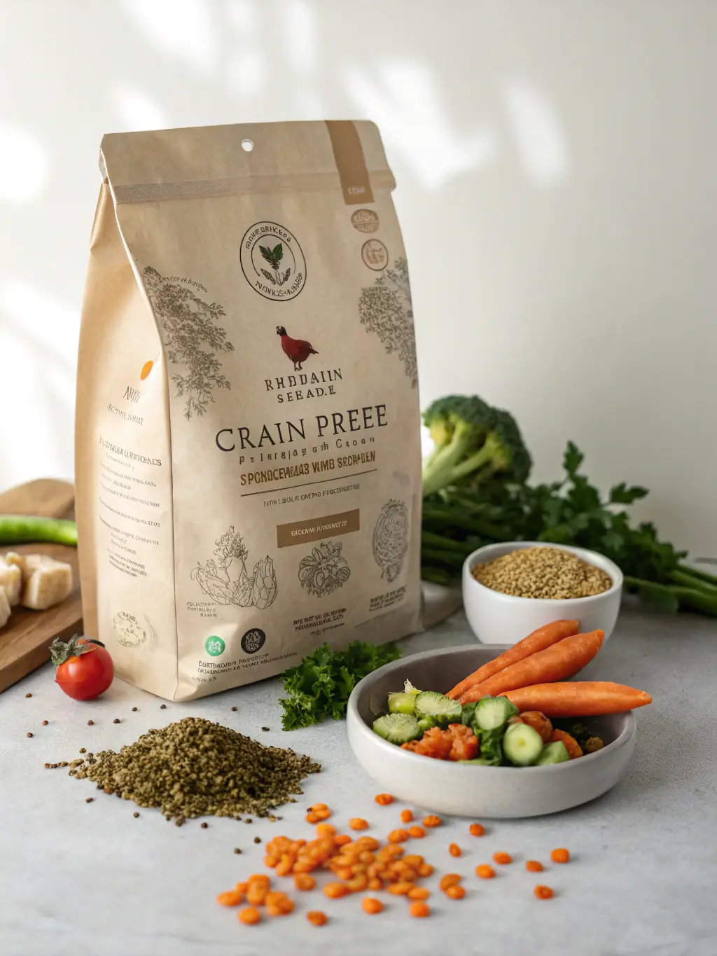 A mouth-watering image showcasing the best vegan pet treats, emphasizing natural ingredients and healthy benefits.