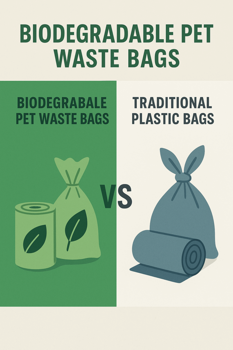 Biodegradable Pet Waste Bags Vs Traditional Plastic Bags