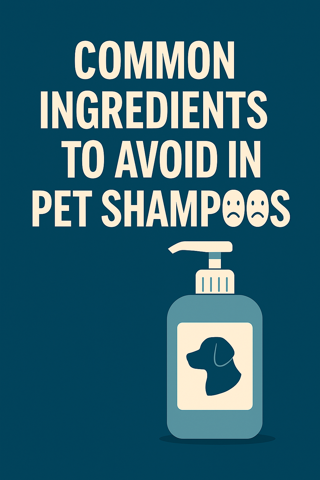 Common Ingredients To Avoid In Pet Shampoos